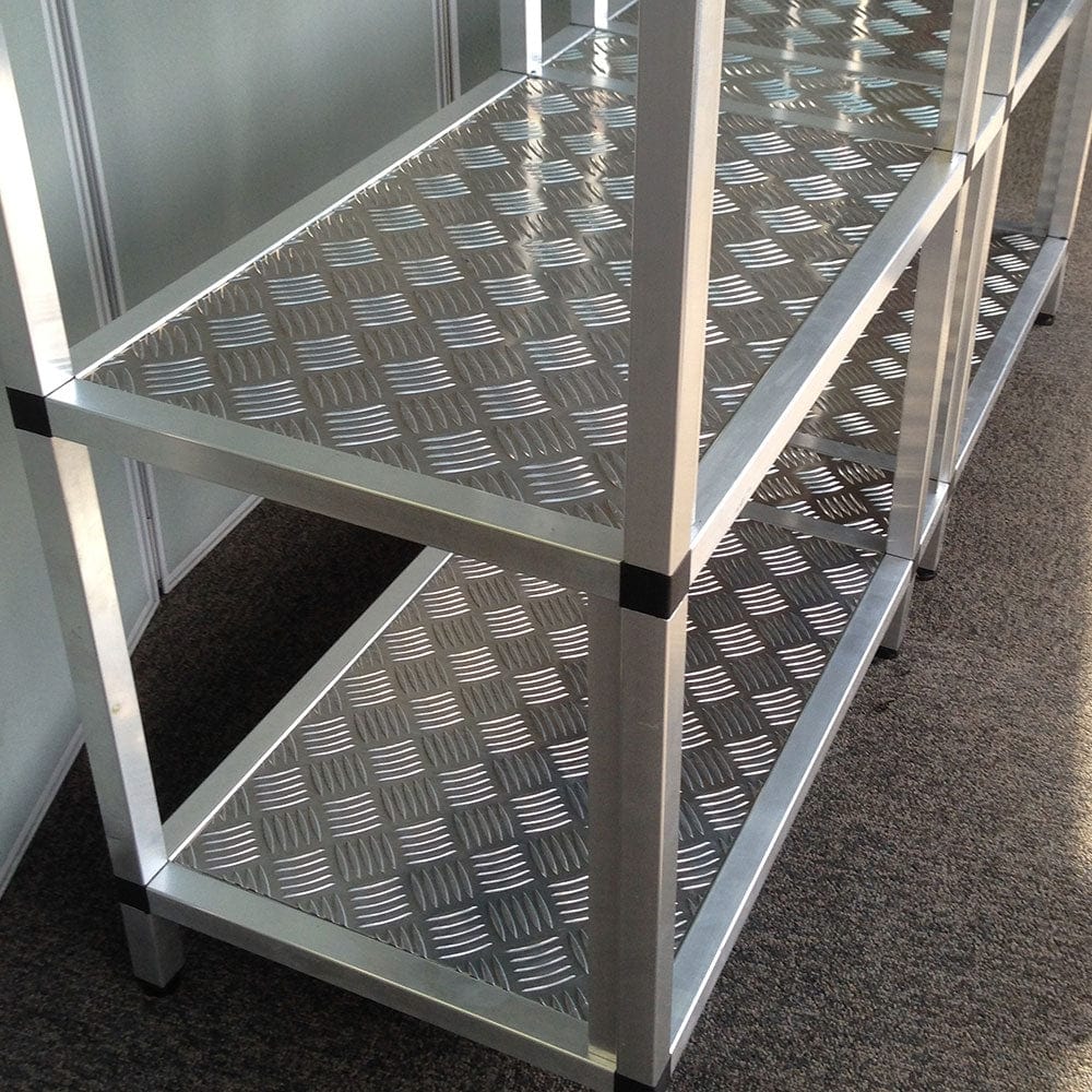 2500 mm x 1250 mm x 2.0 mm - Five Bar Treadplate - Aluminum Warehouse